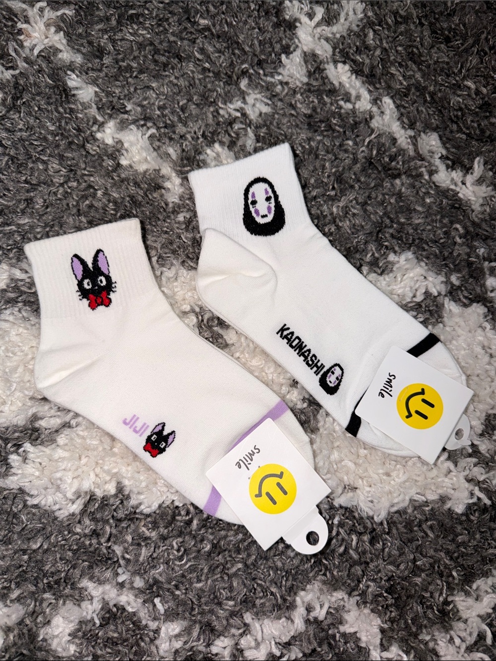 NWT Studio Ghibli Character Cartoon Crew Socks- set of 2